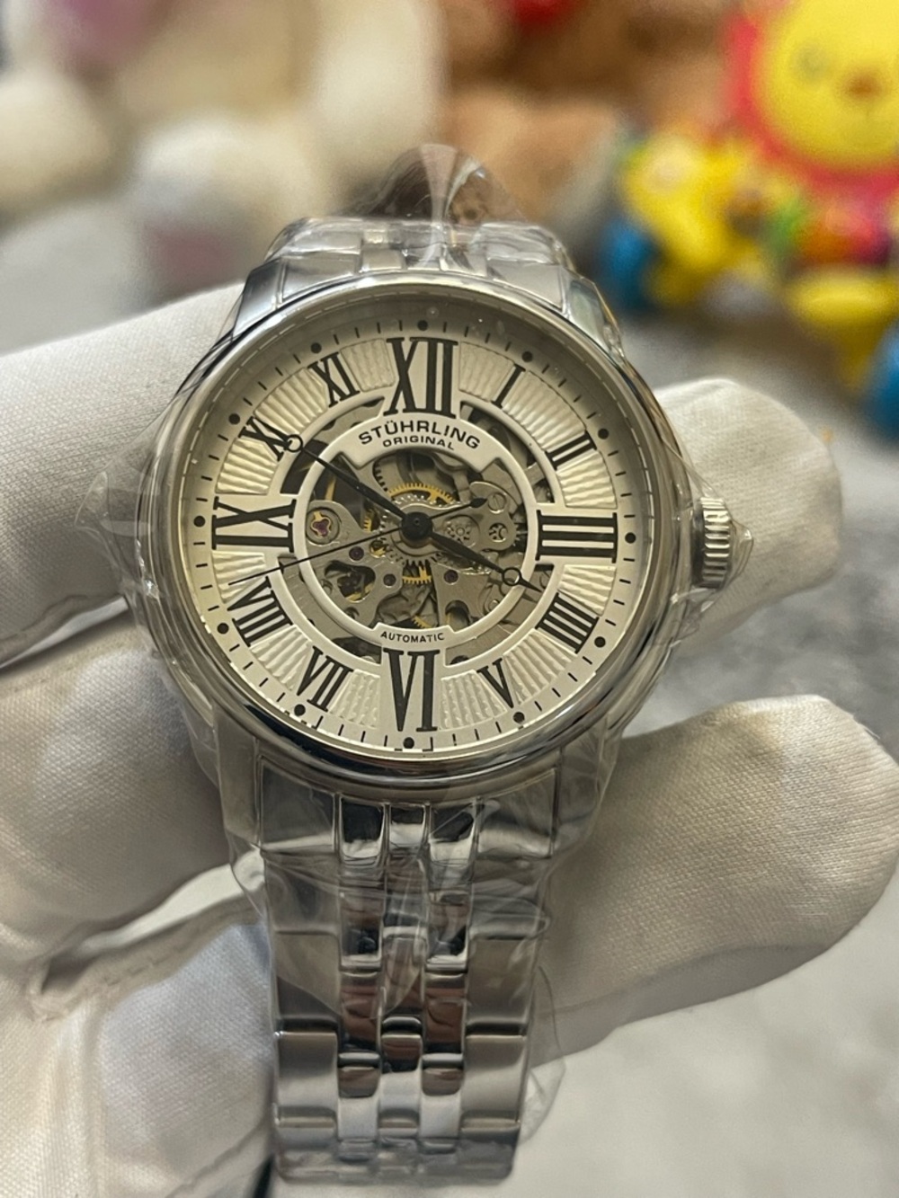 Stuhrling Atrium Automatic Skeleton Ref 4031 Men’s Watch 42mm